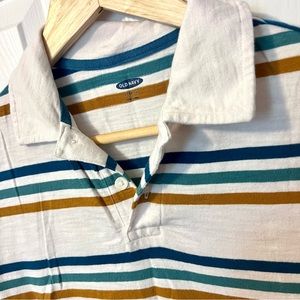 EUC Old Navy Boys Striped Polo (L 10-12)